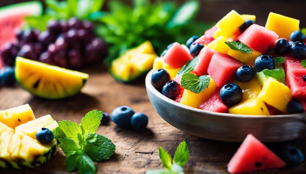 tropical fruit salad recipe