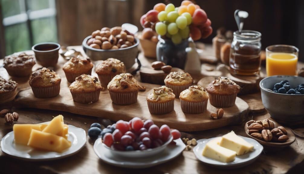 variety of gourmet cheeses