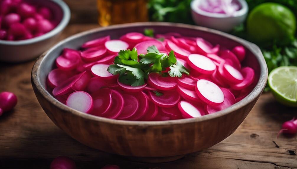 vibrant edible root vegetable