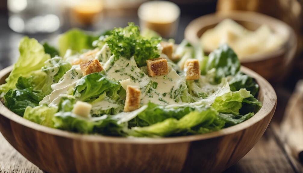 vinegar dressing romaine lettuce