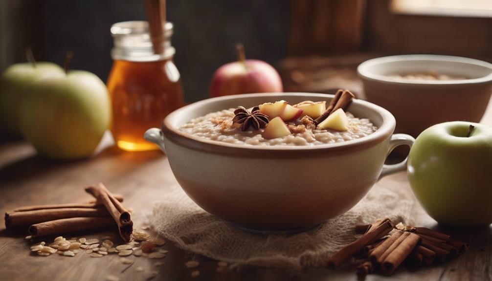 warm baked apple pie