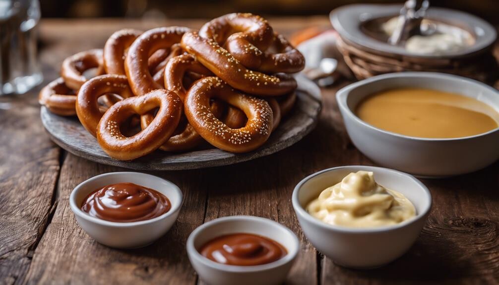 warm salty twisted dough