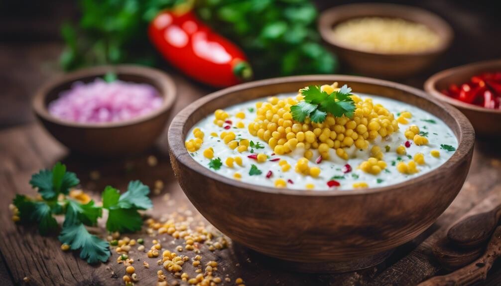 yogurt with crispy chickpea