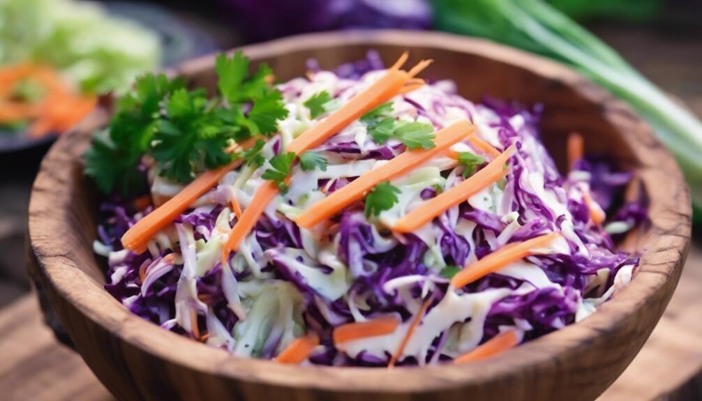 zesty cabbage salad dish
