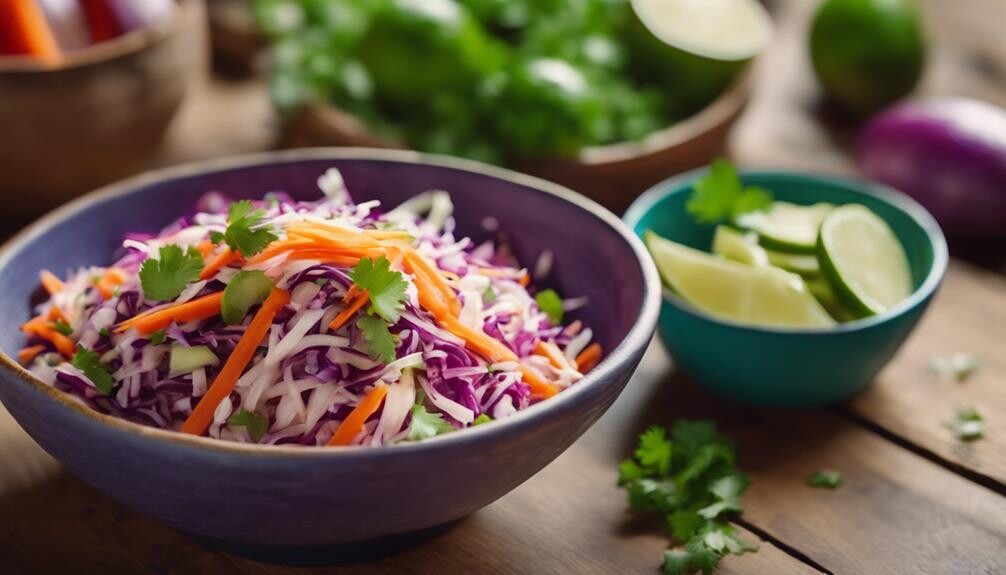 zesty cabbage salad mix