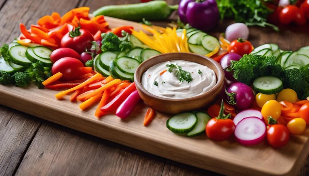 a healthy appetizer spread