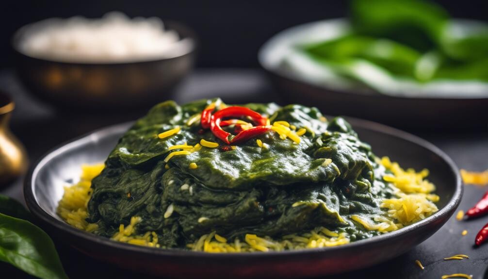 aromatic indian green curry