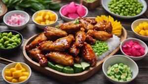 asian chicken wings sides