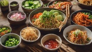 asian noodles side dishes