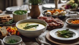 asparagus soup side dishes