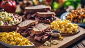barbecue beef sandwich sides