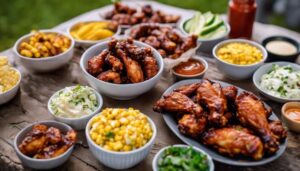bbq chicken wings sides