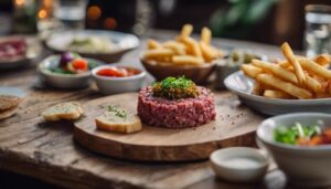 beef tartare side dishes