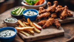 blue cheese dip pairings