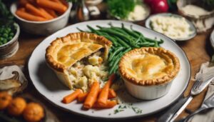 chicken and leek pie accompaniments