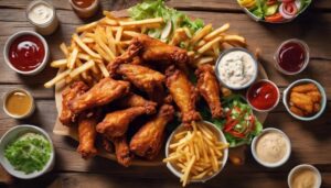 chicken wings side dishes