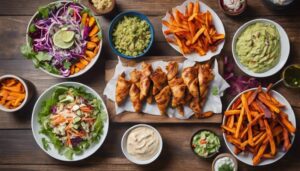 chicken wraps side dishes