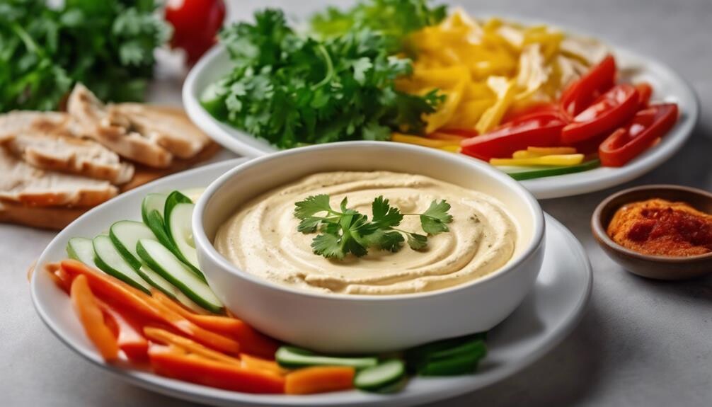 chickpea spread with tahini