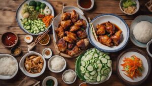 chinese chicken thigh sides