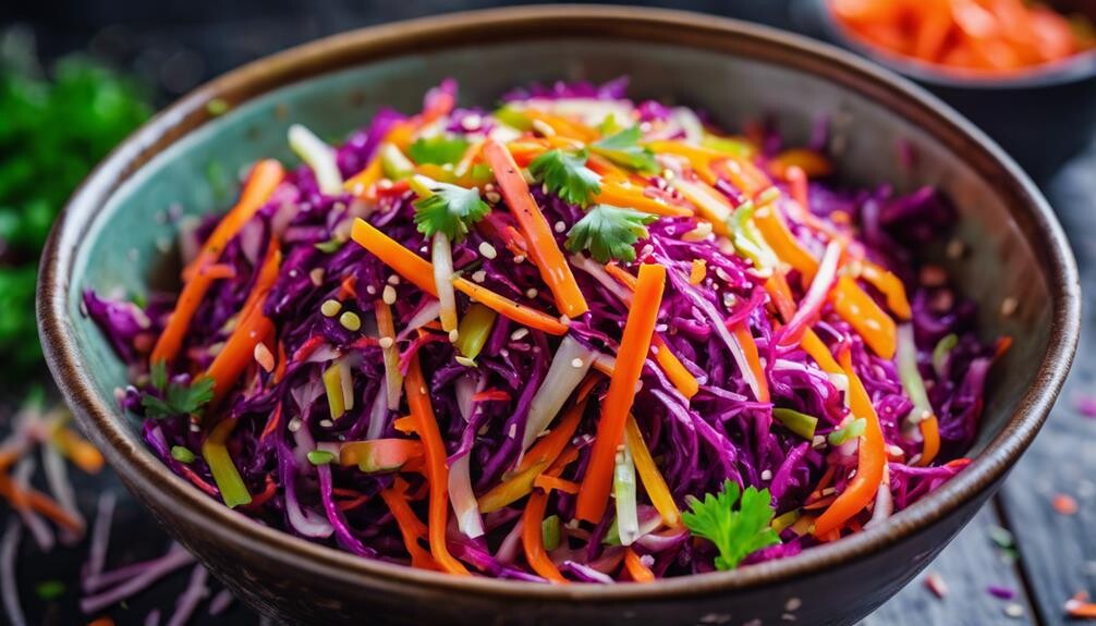colorful and crunchy salad