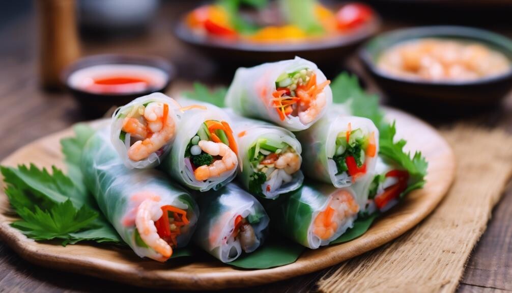 colorful healthy vietnamese dish