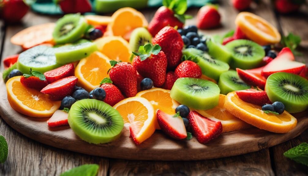 colorful juicy healthy snacks