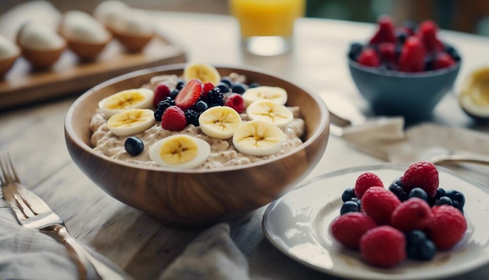 comforting breakfast in winter