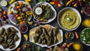 complement grape leaves with