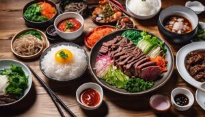 complement korean beef flavors