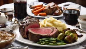 complement prime rib dinner