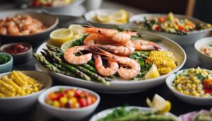 complement steamed shrimp dishes