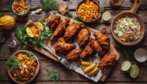 complementary dishes for coleslaw