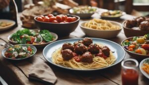 complementary dishes for spaghetti