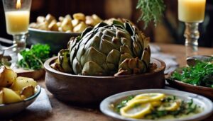 complementing artichokes with sides