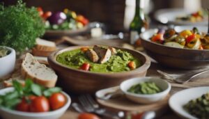 complementing basil pesto dishes