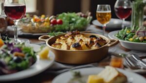 complementing bread pudding sides