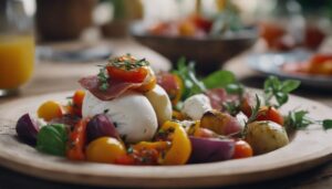 complementing burrata with sides