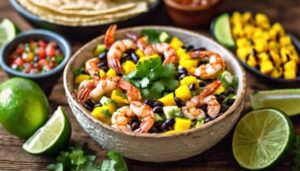 complementing mango salsa with sides