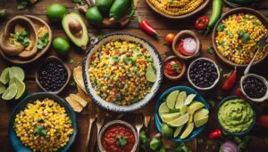 complementing mexican street corn