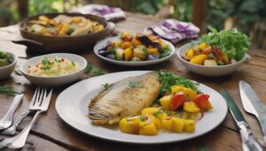 complementing pan fried tilapia dishes