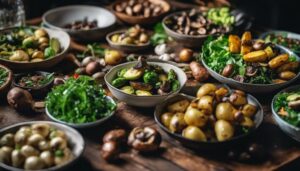 complementing roasted potatoes with variety