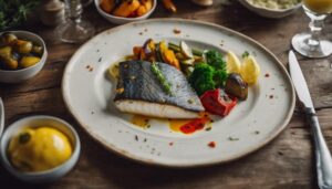 complementing seabass with sides