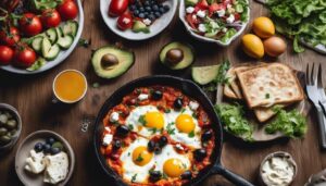 complementing shakshuka with sides