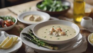 complementing she crab soup