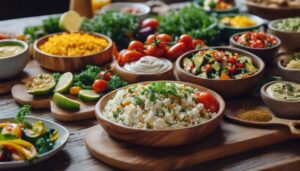 complementing shish kabobs perfectly