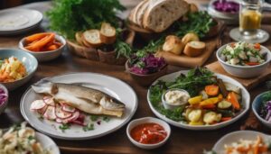 complementing smoked whitefish dishes