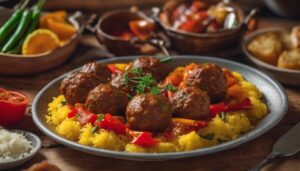complementing spanish albondigas meal