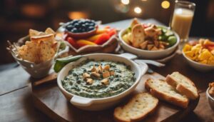 complementing spinach artichoke dip