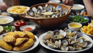 complementing steamed clams perfectly