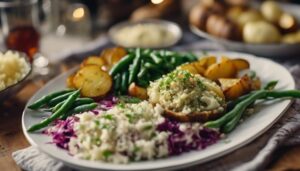 complementing vegetable tian dishes